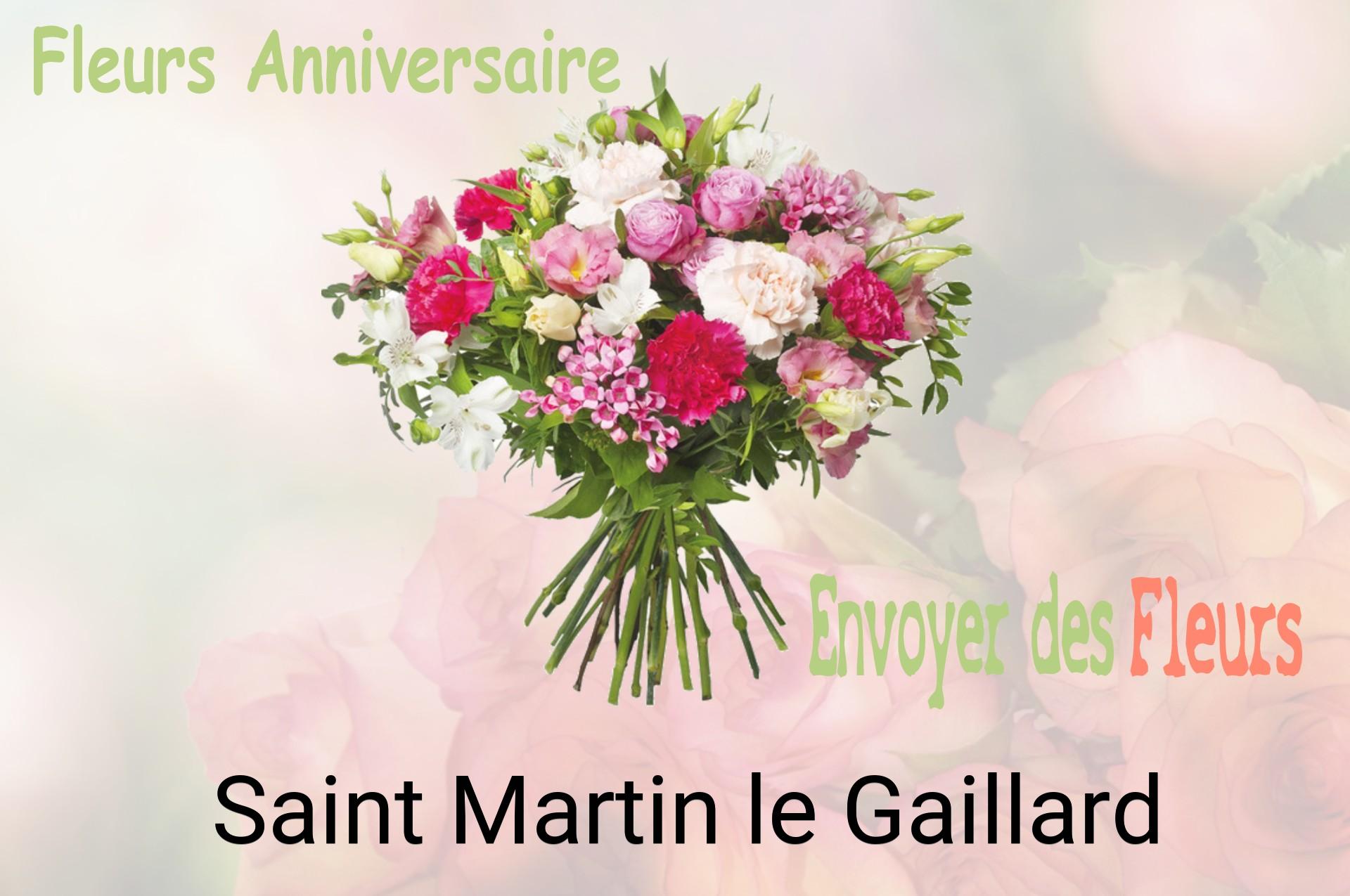 Bouquet de fleurs d’anniversaire livré à Saint-Martin-le-Gaillard