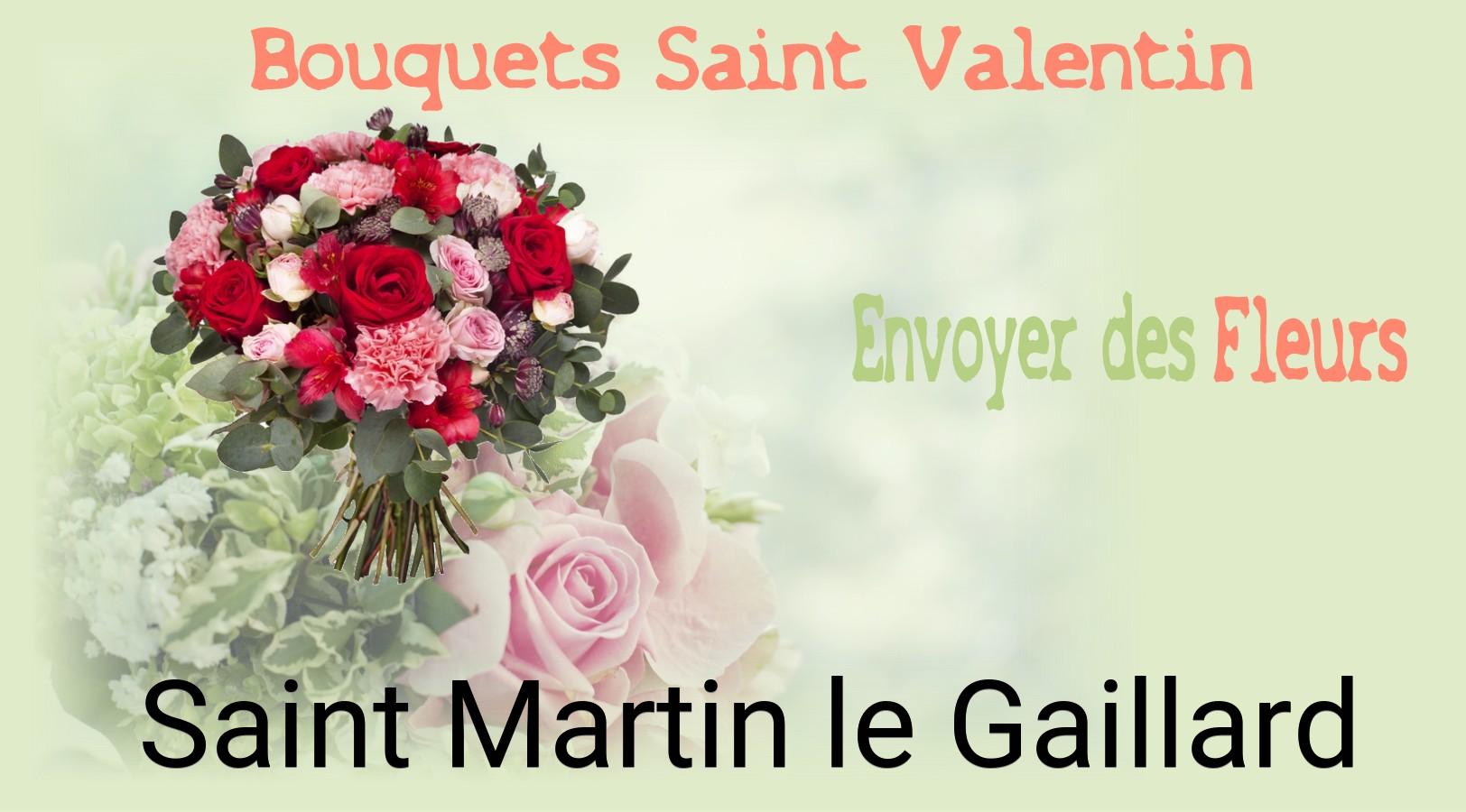 Roses de Saint-Valentin livrées à Saint-Martin-le-Gaillard